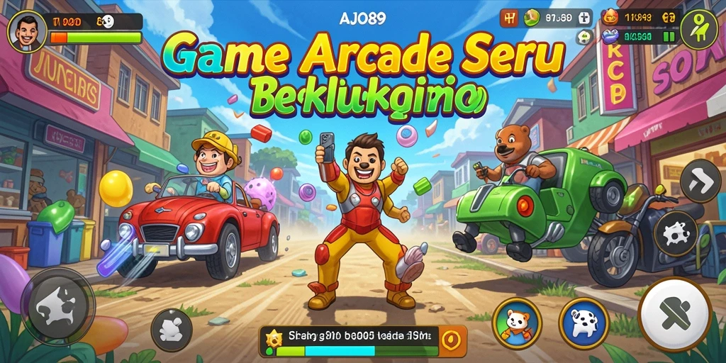 Tampilan gameplay AJO89 yang penuh aksi dan tantangan.