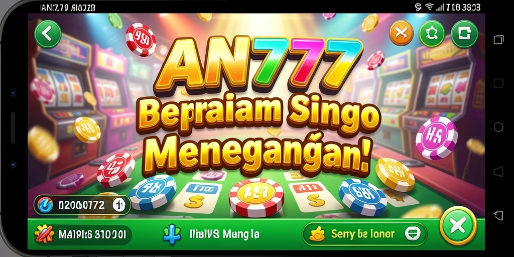 Screenshot gameplay AN777 menampilkan momen seru bermain Bingo.