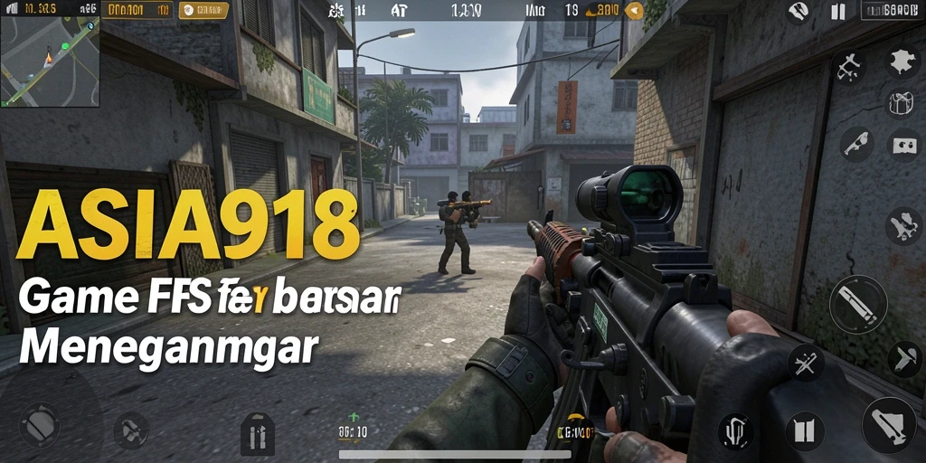 Screenshot tangkapan layar dari gameplay menegangkan ASIA918.