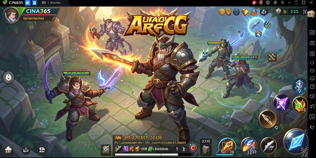 Tampilan gameplay menarik di CINA365 dengan aksi ARPG yang mendebarkan.
