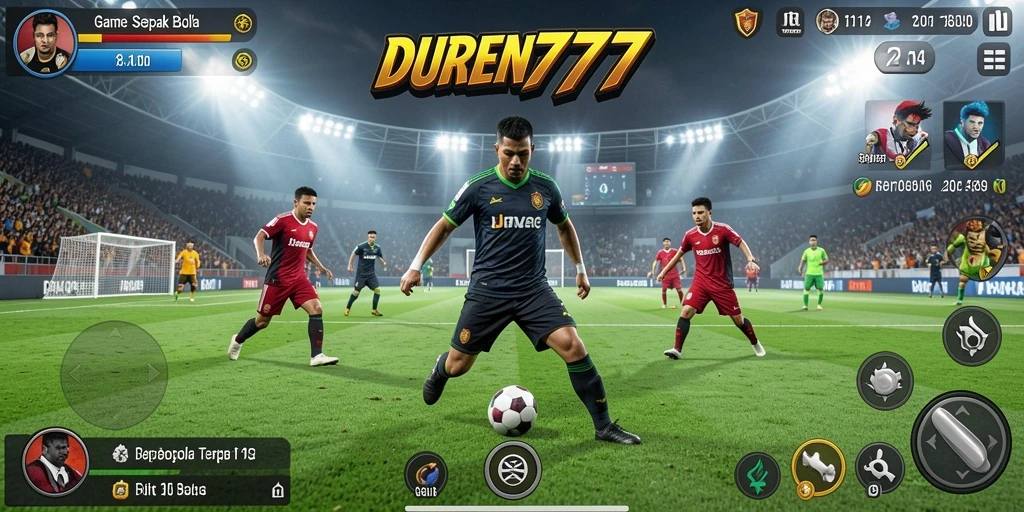 Tampilan dinamis dari gameplay DUREN777 yang menegangkan.