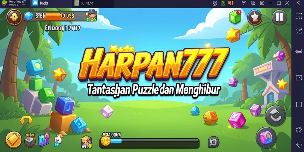 Tampilan gameplay menarik dari HARAPAN777 yang penuh tantangan puzzle.