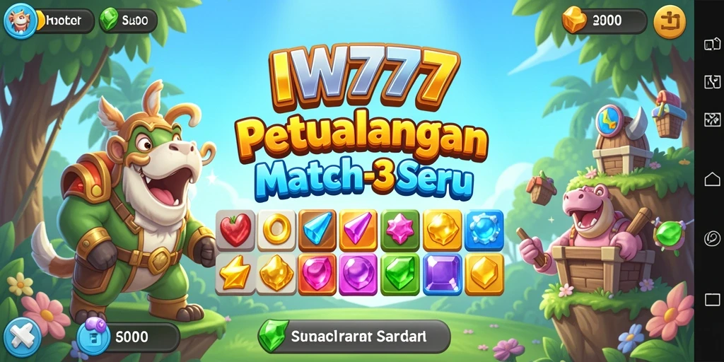 Tampilan gameplay IW777 yang menarik dan penuh warna.