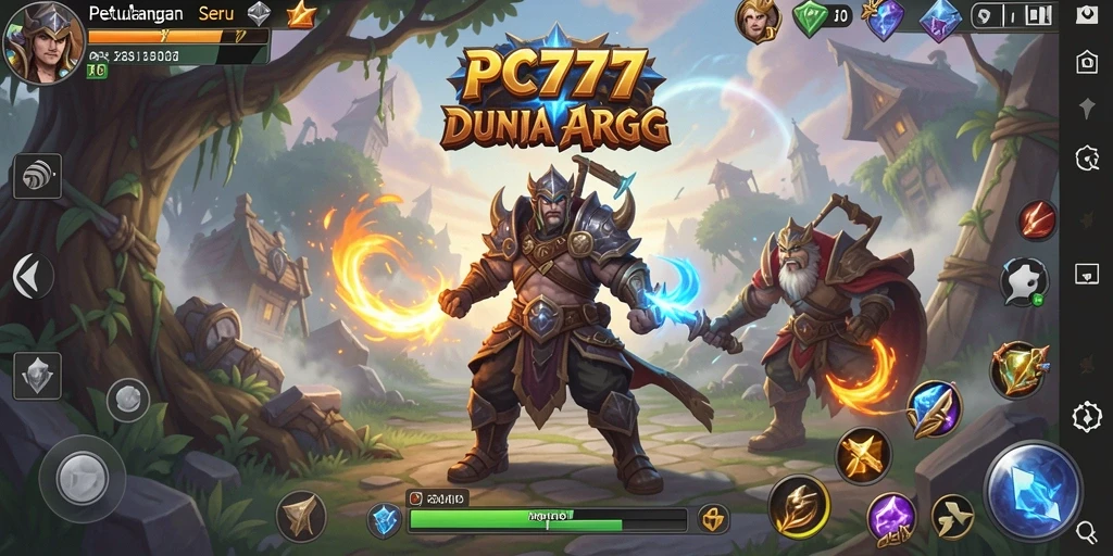 Tangkapan layar menunjukkan aksi seru dalam pertarungan ARPG.