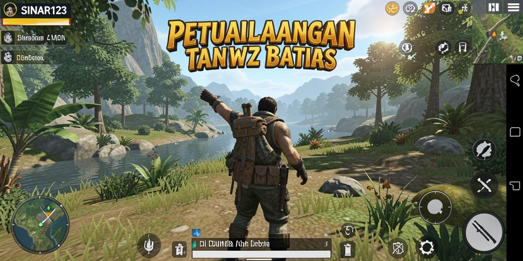 Screenshot gameplay SINAR123 yang menunjukkan eksplorasi dunia terbuka.
