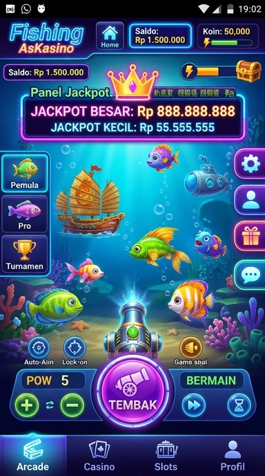 Pengguna menikmati pengalaman gaming yang luar biasa dengan askasino.